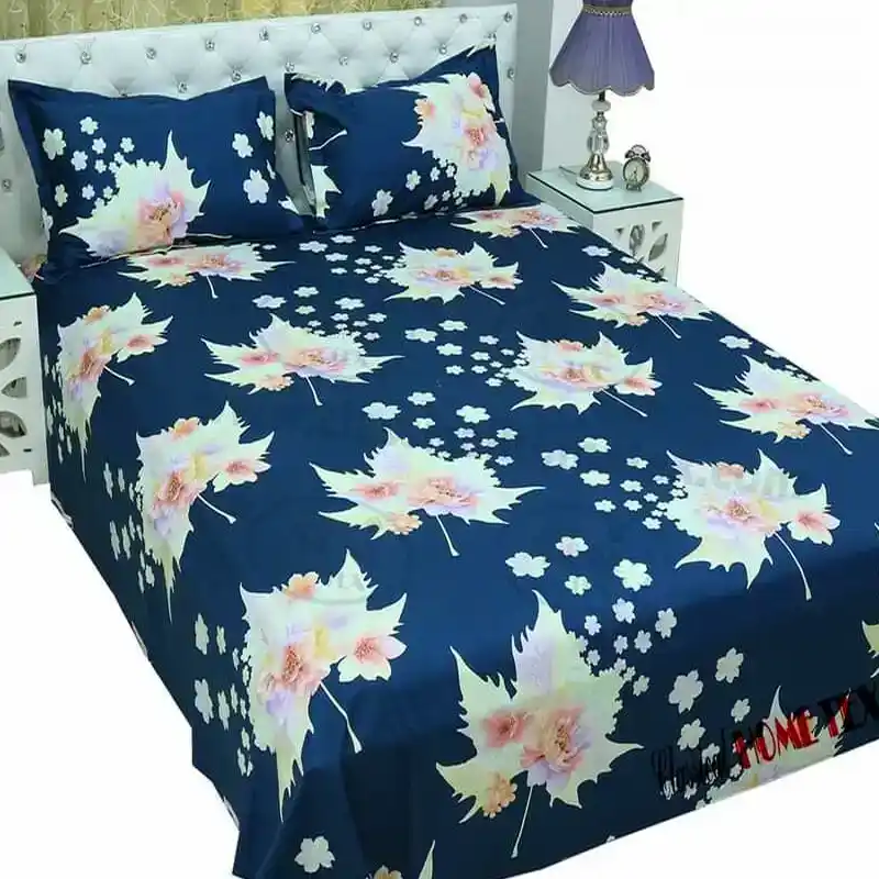 Double king Size Cotton Bed Sheet 80027