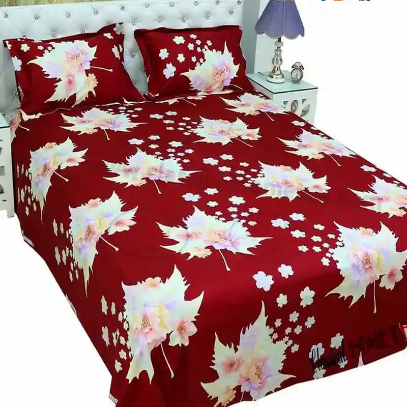 Double king Size Cotton Bed Sheet 80019