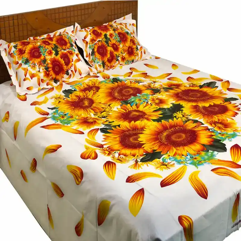 Double king Size Cotton Bed Sheet 504