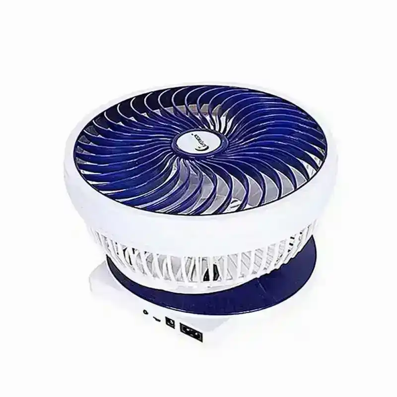 SuperMoon Rechargeable Table Fan Plus Light
